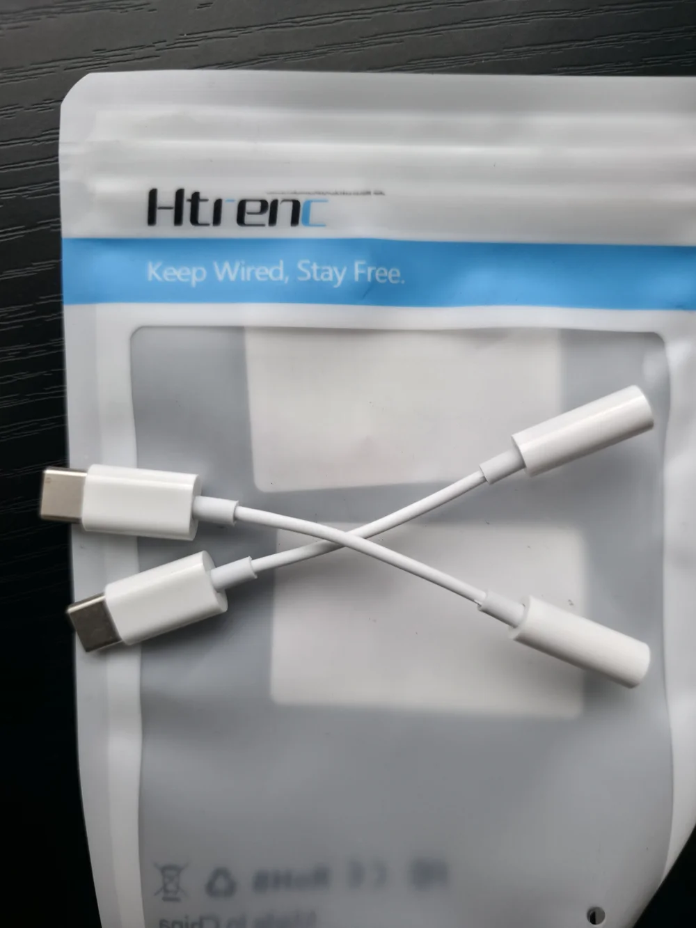 USB-C to 3.5mm Headphone Adapter Cable - White